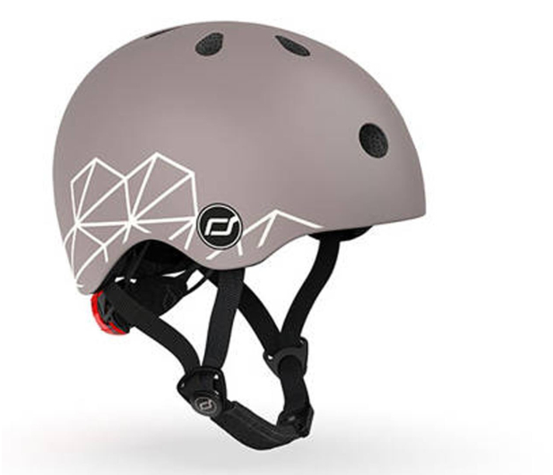 Scoot & Ride Kask Ochronny XXS-S dla dzieci 1-5 lat Brown Lines - 1039898 - zdjęcie 3